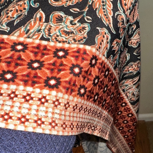 NWT Vince Camuto Floral Maxi Dress • L • Rustic 826 • Keyhole Back - Picture 5 of 6